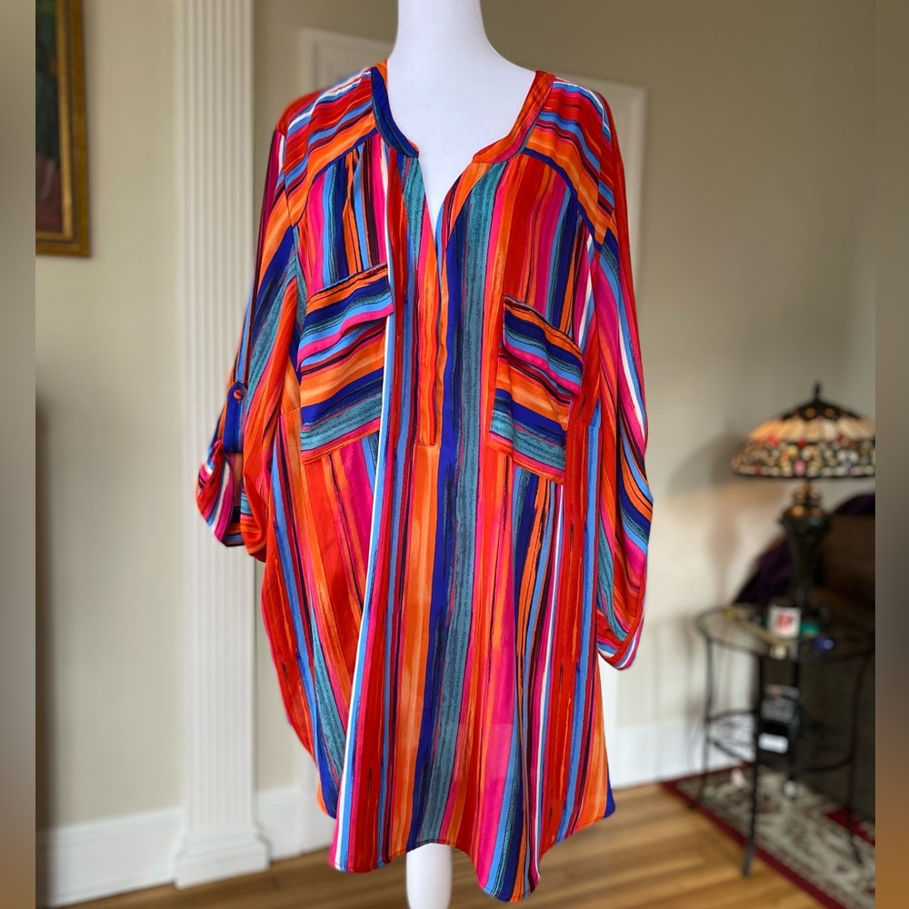 Torrid Harper Shirt Size 6 Multicolored Shirt